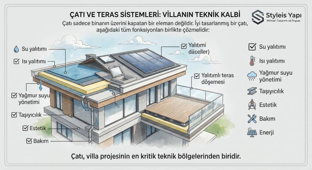 Çatı sadece binanın üzerini kapatan bir eleman değildir