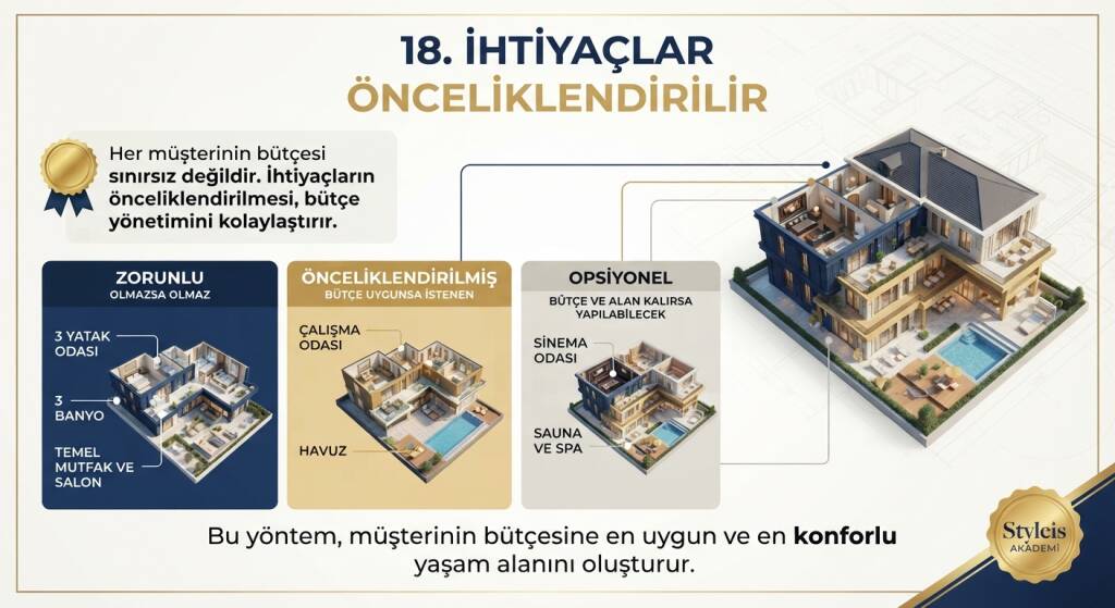 İHTİYAÇLAR ÖNCELİKLENDİRİLİR