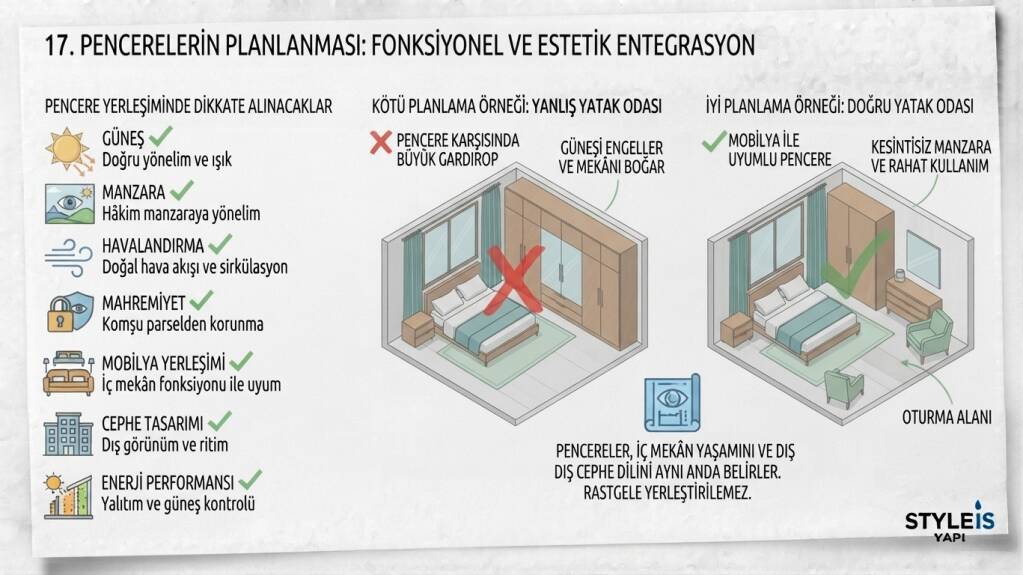 PENCERELERİN PLANLANMASI