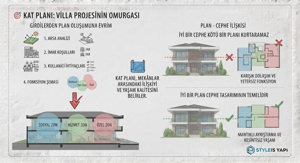 bu derste bu verileri kullanarak villanın gerçek kat planının nasıl oluşturulduğunu öğreneceğiz