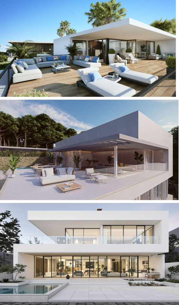 villa düz çatı
