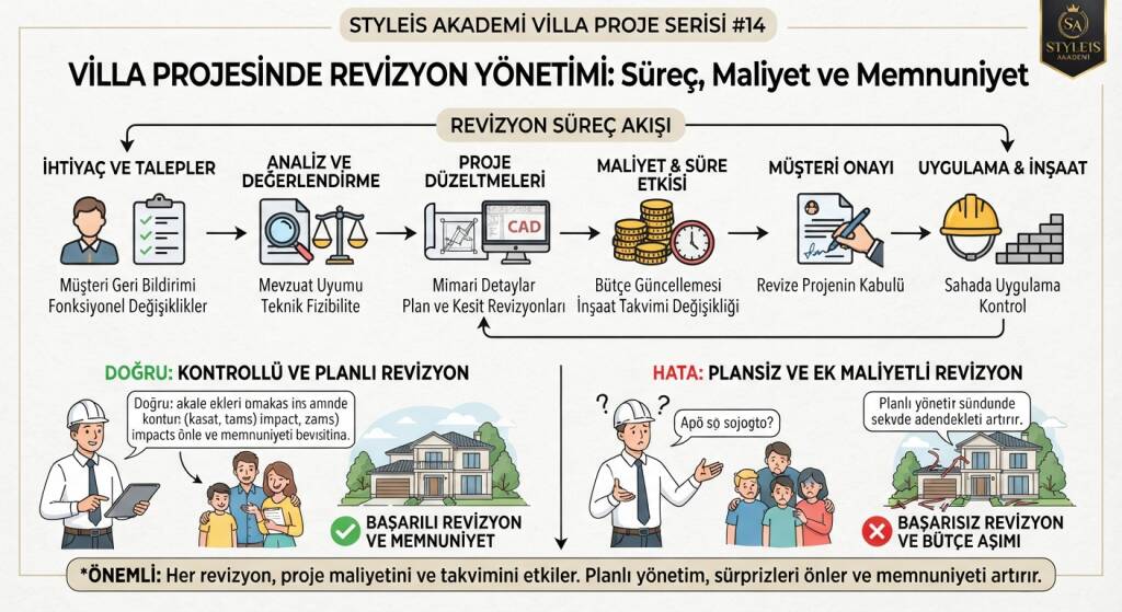 villa projesinde revizyon