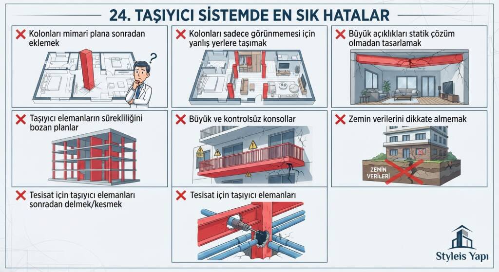TAŞIYICI SİSTEMDE EN SIK HATALAR