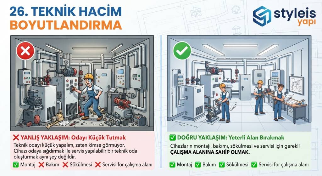 TEKNİK HACİM BOYUTLANDIRMA