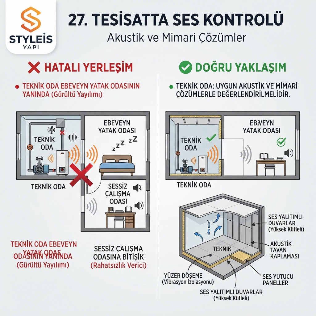 TESİSATTA SES KONTROLÜ