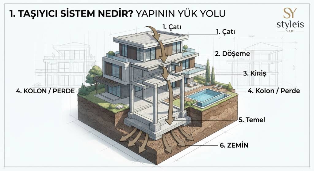 Villa projelerinde güvenli bir yapının inşası için temel
