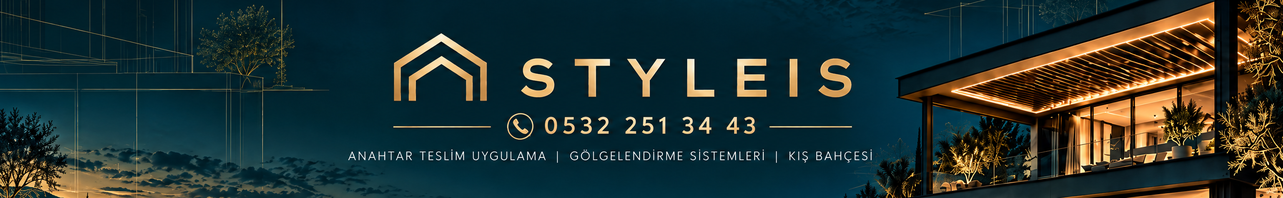 Şile merkezli premium çözümler sunan Styleis Yapı olarak; bioclimatic pergola, raylı ışıklı pergola, zip perde, giyotin cam ve kış bahçesi sistemlerinde modern mimariye özel tasarımlar geliştiriyoruz.